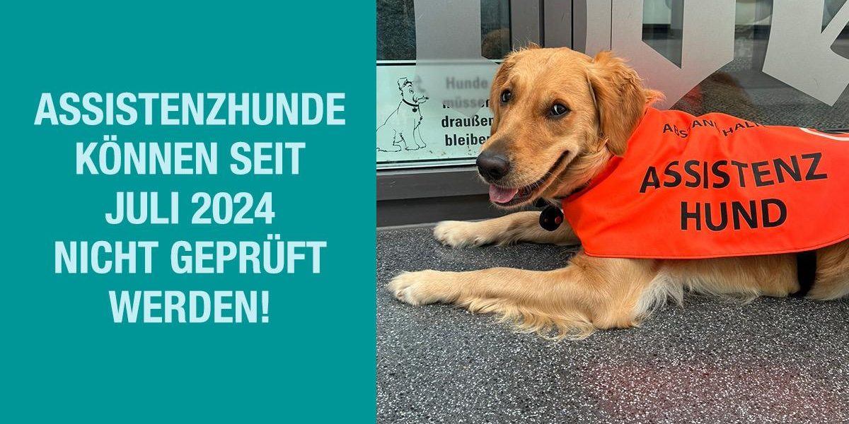 Assistenzhund muss draußen bleiben